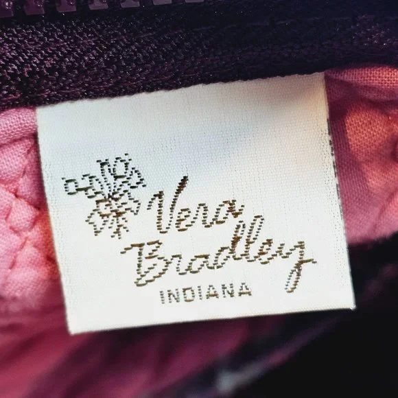 2 Piece Vintage 1993 Vera Bradley Tote Handbag AND Make-up Bag in Wildwood, EUC - Picture 8 of 13